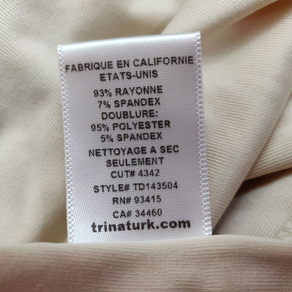 Trina Turk Ikat Shift Dress Size 2 Multicolor Sleeveless Stretch Keyhole USA NWT - Picture 11 of 12